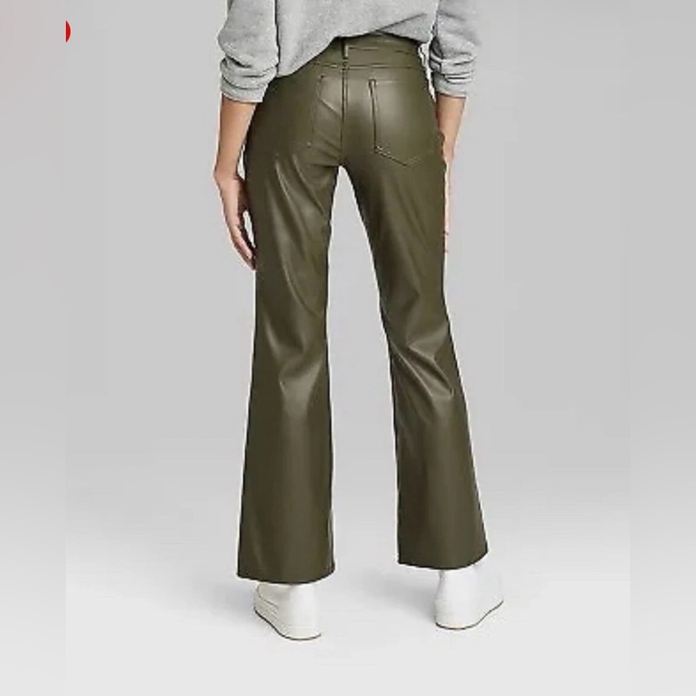 Wild Fable Faux Leather Low Rise Flare‎ Pants